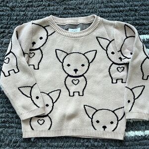 Huxababy chihuahua sweater pink cotton
